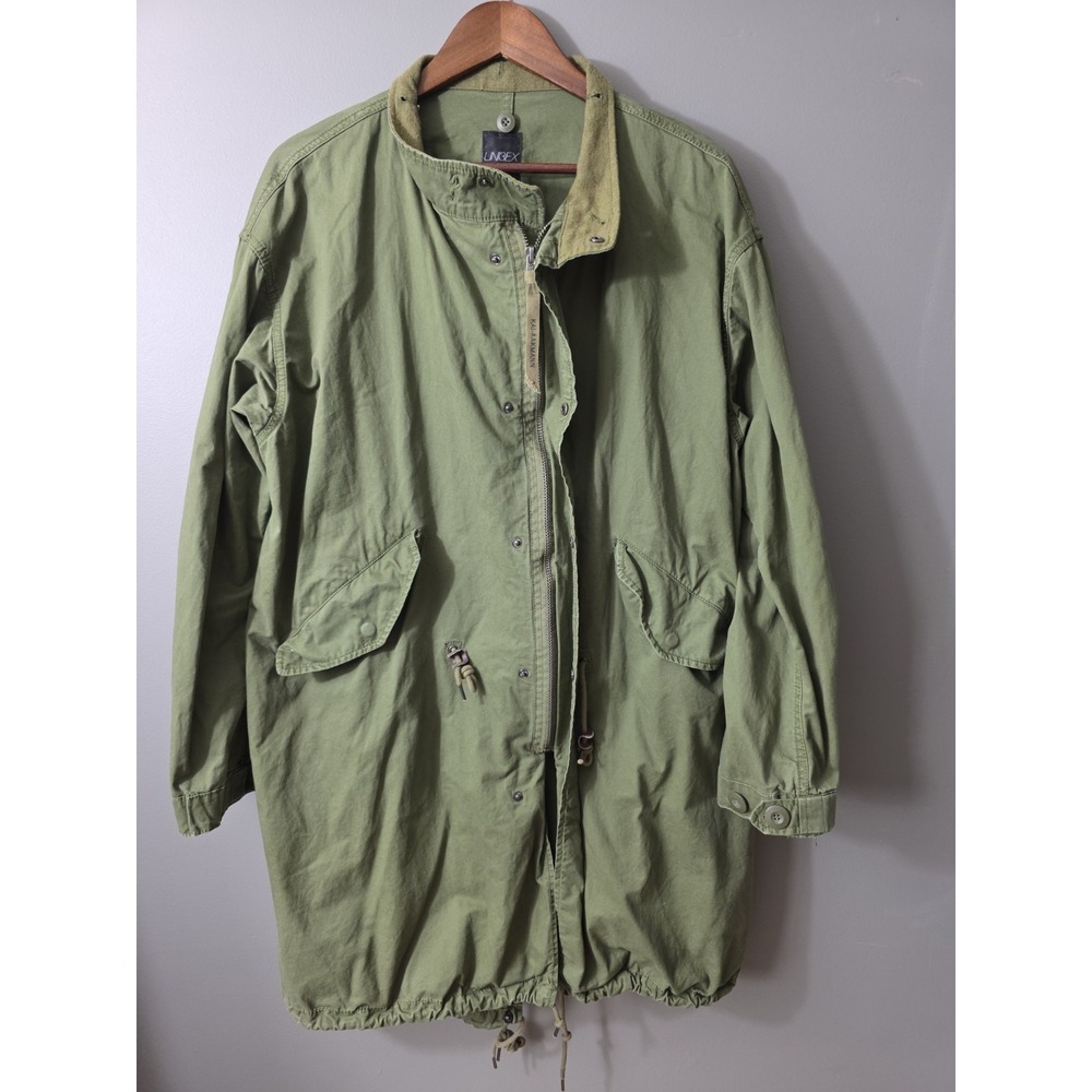 Kai-Aakmann UNIBEX M-65 Fishtail Parka Jacket Olive Green Shell No Liner Or Hood
